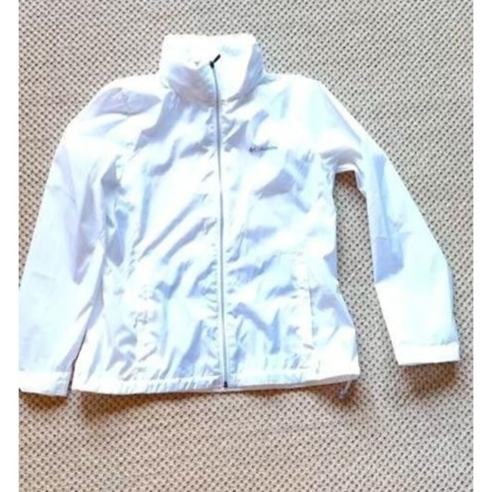 Columbia NWOT Women's Switchback III Packable Rain Jacket White L